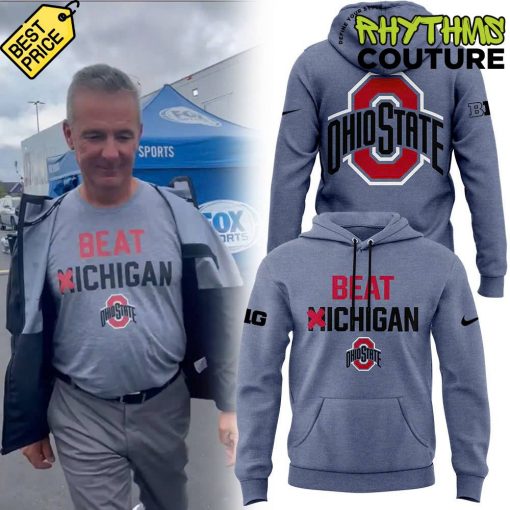 Ohio State Buckeyes Beat Michigan Grey Hoodie