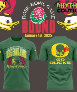 Oregon Ducks Rose Bowl Game 2025 Limited Edition Green Shirt