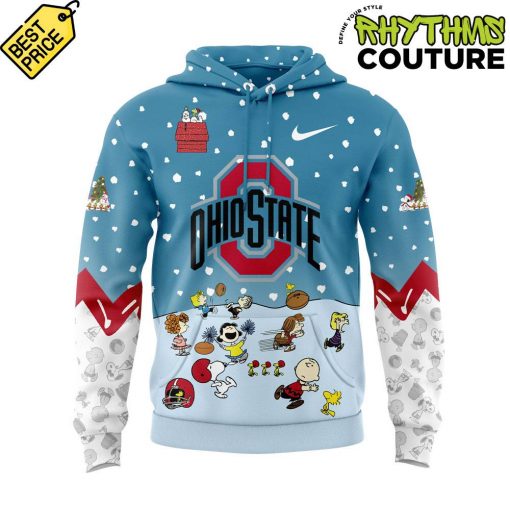 Ohio State Buckeyes Snoopy Peanuts Snow Hoodie