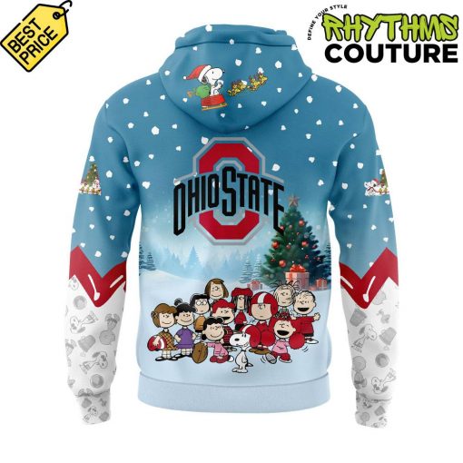 Ohio State Buckeyes Snoopy Peanuts Snow Hoodie