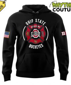 Ohio State Buckeyes x Firefighter Appreciation Night Limited Edition Black Hoodie