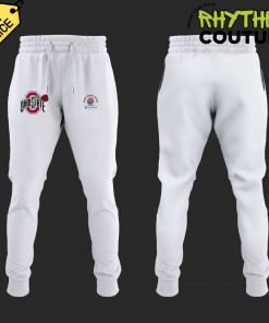 Ohio State Buckeyes x Rose Bowl Game 2025 Limited Edition White Hoodie Pants Cap