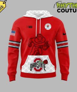 Ohio State Buckeyes x Rose Bowl Game Red Hoodie Pants Cap