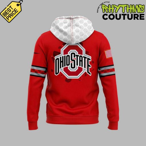 Ohio State Buckeyes x Rose Bowl Game Red Hoodie Pants Cap