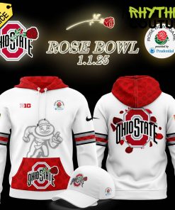 Ohio State Buckeyes x Rose Bowl Game White Hoodie