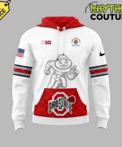 Ohio State Buckeyes x Rose Bowl Game White Hoodie