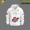 Ohio State Buckeyes x Rose Bowl Game White Quarter Zip Hoodie