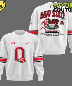 Ohio State Buckeyes x Rose Bowl Game White Sweatshirt