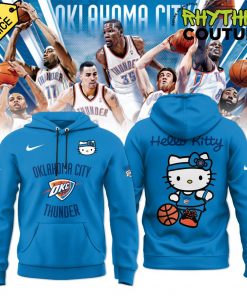 Oklahoma City Thunder x Hello Kitty Special Edition Blue Hoodie