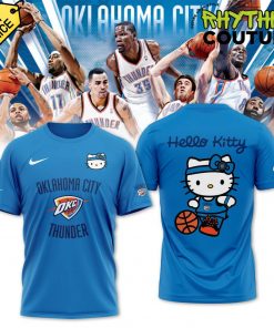 Oklahoma City Thunder x Hello Kitty Special Edition Blue Tee