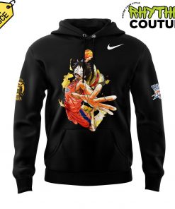 Oklahoma City Thunder x Luffy One Piece Black Hoodie