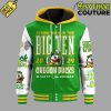 Oregon Ducks Big Ten Champs Hooded Baseball Jacket