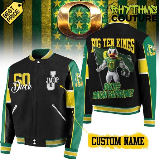 Oregon Ducks Big Ten Kings Go Ducks Baseball Jacket