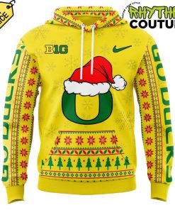 Oregon Ducks Merry Christmas Donald Ducks Hoodie