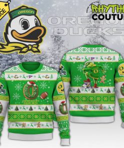 Oregon Ducks Merry Christmas Grinch Ugly Sweater