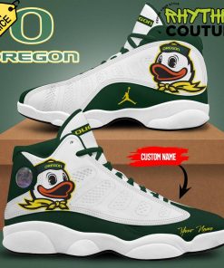 Oregon Ducks Personalized Special Edition Air Jordan 13 Sneaker