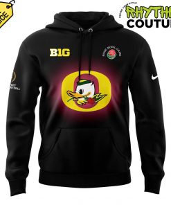 Oregon Ducks Rose Bowl Game 2025 Special Edition Black Hoodie