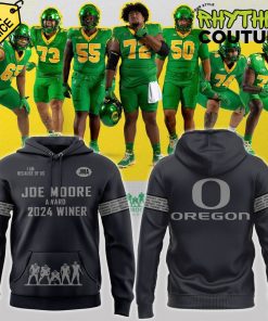 Oregon Ducks Special Joe Moore Award 2024 Grey Hoodie