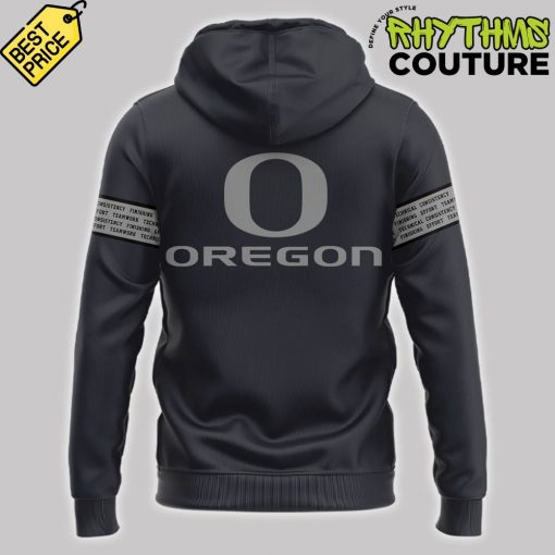 Oregon Ducks Special Joe Moore Award 2024 Grey Hoodie