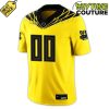 Oregon Ducks Stomp Out Cancer Yellow Football Jersey