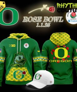 Oregon Ducks x Rose Bowl Game Limited Edition Green Hoodie