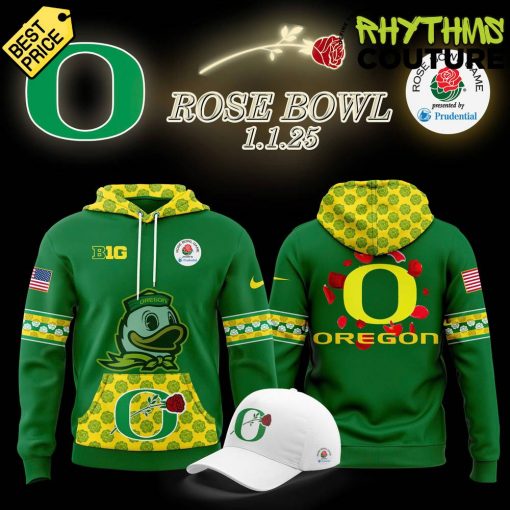 Oregon Ducks x Rose Bowl Game Limited Edition Green Hoodie