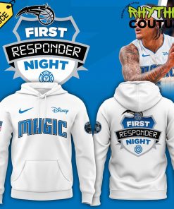 Orlando Magic x 2024 First Responders Night Special Edition White Hoodie