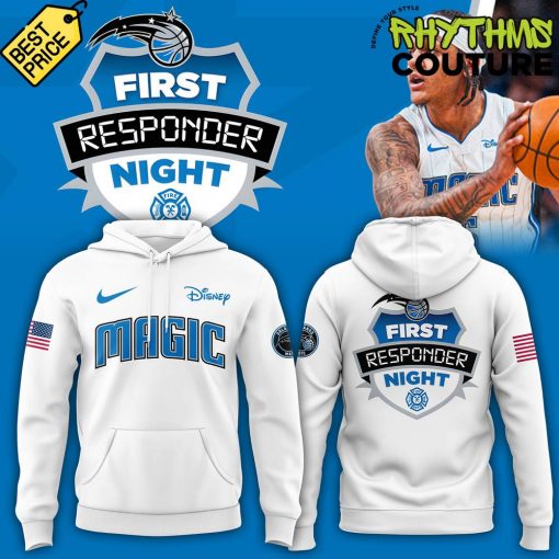 Orlando Magic x 2024 First Responders Night Special Edition White Hoodie