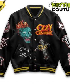 Ozzy Osbourne Rock Will Never Die Baseball Jacket