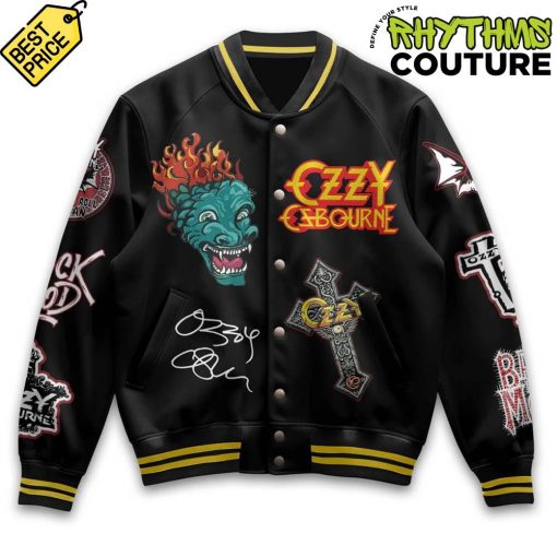 Ozzy Osbourne Rock Will Never Die Baseball Jacket