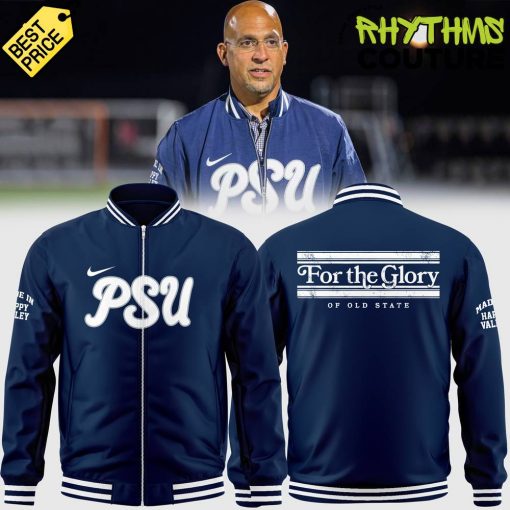 Penn State Nittany Lions Coach James Franklin For The Glory Bomber Jacket