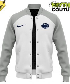 Penn State Nittany Lions Coach James Franklin Special Edition White Baseball Jacket