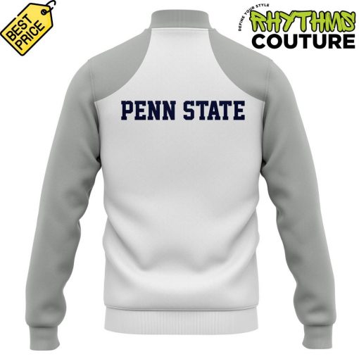 Penn State Nittany Lions Coach James Franklin Special Edition White Baseball Jacket