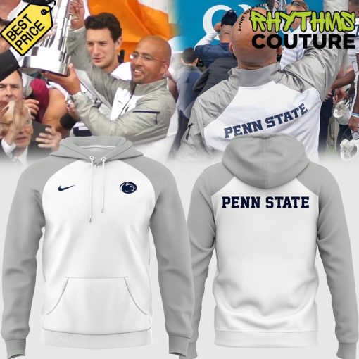 Penn State Nittany Lions New Coach James Franklin White Hoodie