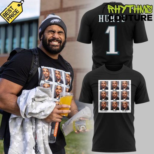 Philadelphia Eagles Jaylen Hurts Face Emotions Tee