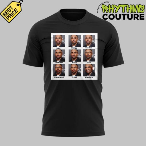 Philadelphia Eagles Jaylen Hurts Face Emotions Tee