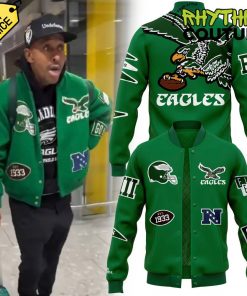 Philadelphia Eagles Kelly Green Pennant Varsity Jacket