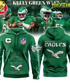 Philadelphia Eagles Kelly Green Sideline Hoodie