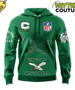 Philadelphia Eagles Kelly Green Sideline Hoodie