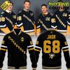 Pittsburgh Penguins “Forever JAGR 68” Special Edition Baseball Jacket