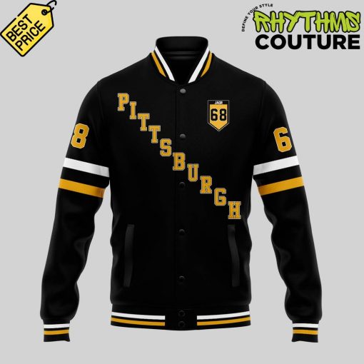 Pittsburgh Penguins “Forever JAGR 68” Special Edition Baseball Jacket