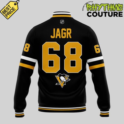 Pittsburgh Penguins “Forever JAGR 68” Special Edition Baseball Jacket