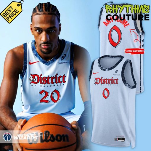 Powder Blue Washington Wizards Swingman City Edition Basketball Jersey