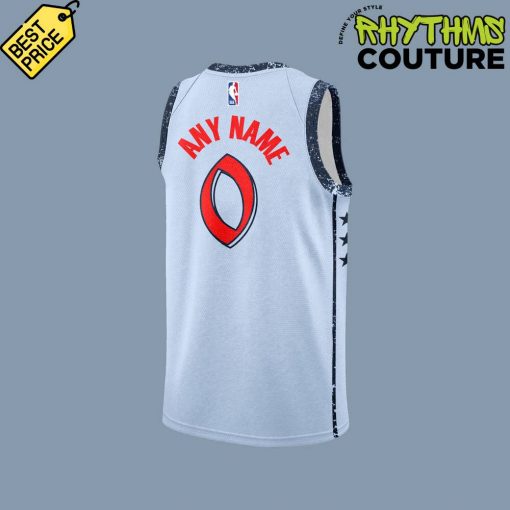 Powder Blue Washington Wizards Swingman City Edition Basketball Jersey