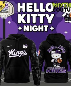 Sacramento Kings x Hello Kitty 50th Anniversary Black Hoodie