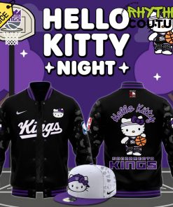 Sacramento Kings x Hello Kitty 50th Anniversary Limited Edition Baseball Jacket