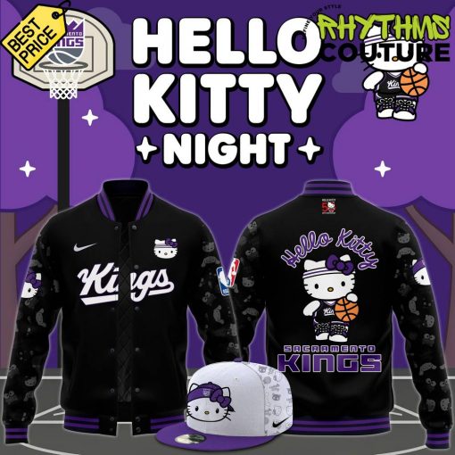 Sacramento Kings x Hello Kitty 50th Anniversary Limited Edition Baseball Jacket