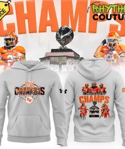 Sam Houston Bearkats R+L Carriers New Orleans Bowl Champions Grey Hoodie