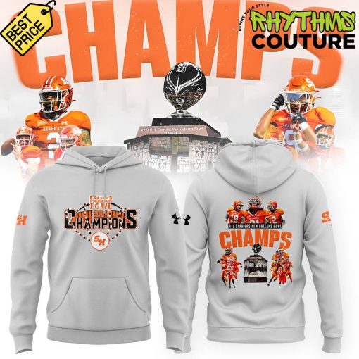 Sam Houston Bearkats R+L Carriers New Orleans Bowl Champions Grey Hoodie