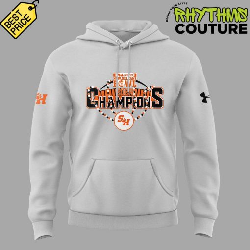 Sam Houston Bearkats R+L Carriers New Orleans Bowl Champions Grey Hoodie